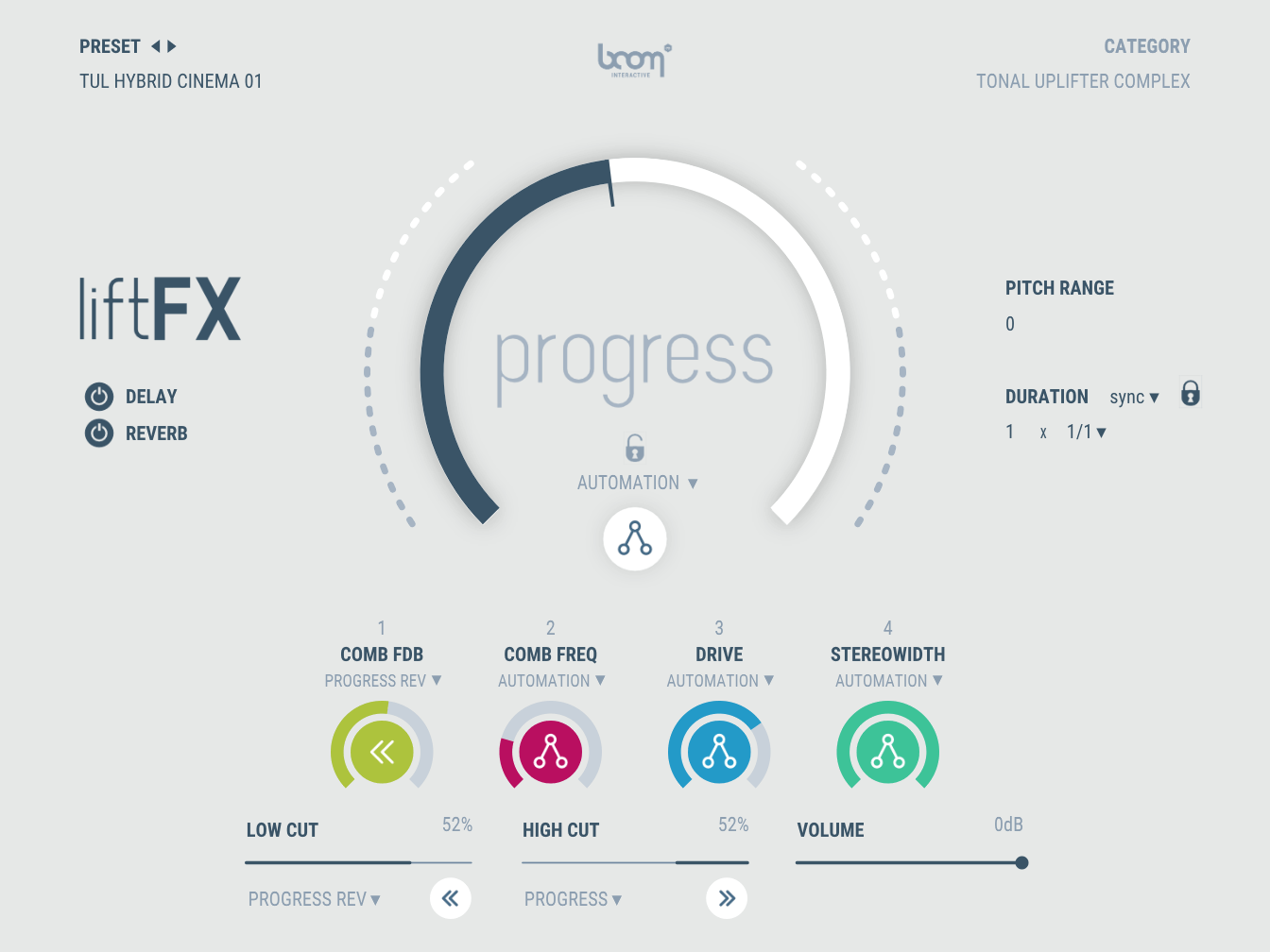 BOOM Library Beat Drop Generator liftFX Product Screenshot progress bar